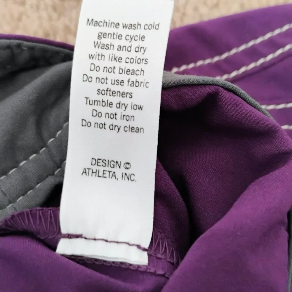 Athleta Purple A-Line Mini Skirt Size 4